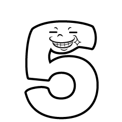 ニヤリの5数字