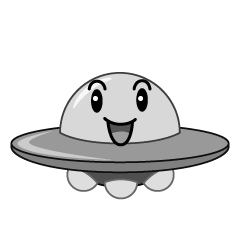 笑顔のUFO