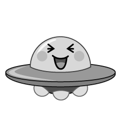 笑うUFO