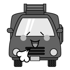 リラックスする消防車